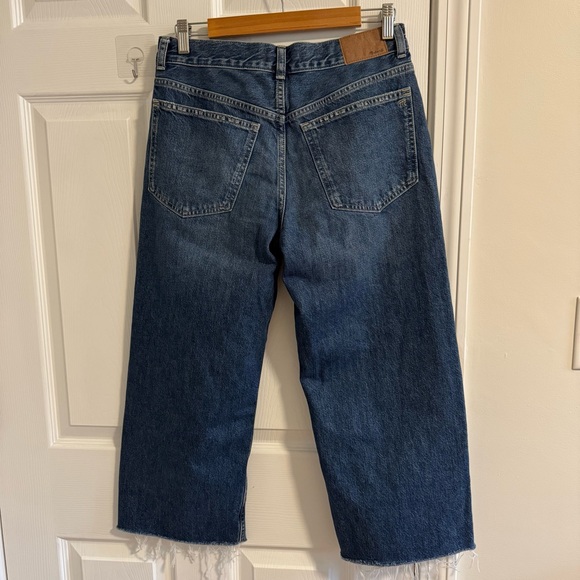 MADEWELL Low Slung Baggy Crop Jeans 26P - Picture 5 of 12